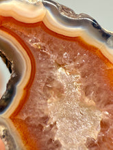 Load image into Gallery viewer, Polished Malawi Agate Half – High-Grade African Banded Agate Display Specimen