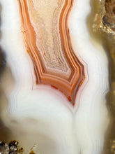 Load image into Gallery viewer, Polished Malawi Agate Half – African Banded Agate Display Specimen