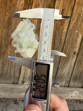 Load image into Gallery viewer, Light Mint Green Radial Apophyllite + White Stilbite • Maharashtra, India