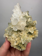 Load image into Gallery viewer, Chlorite-Included Quartz Cluster (Green Phantom Quartz) – Pakistan Mineral Specimen