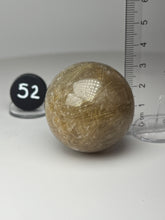 Load image into Gallery viewer, Golden Rutile Quartz (AKA Golden Angel Hair Quartz) Sphere