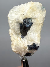 Load image into Gallery viewer, Blue Indicolite & Mint Green Tourmaline on Matrix – Pegmatite Mineral Specimen from Pakistan
