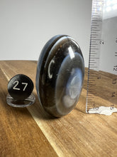 Load image into Gallery viewer, Lingam - Blue Opal with Chalcedony from India