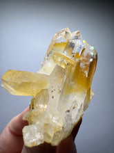 Load image into Gallery viewer, High Grade Golden Iron-Stained Himalayan Quartz Cluster | Rare Pakistan Mineral Specimen | Collector Display Crystal