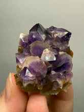Load image into Gallery viewer, Premium Hematite-Phantom Deep Magenta Ametrine Cluster | Deccan Traps, India | Collector Mineral Specimen