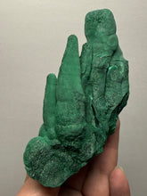 Load image into Gallery viewer, 4.5” High-Grade Malachite Stalactite “Cave” Formation | DR Congo | Mineral Collector Specimen