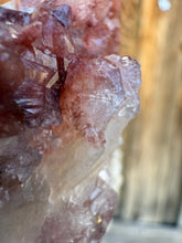 Load image into Gallery viewer, Red & Green Apophyllite + Peach Scolecite • RARE, High Grade • Maharashtra, India