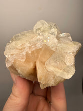Load image into Gallery viewer, High-Grade Apophyllite on Pink Stilbite Zeolite | Indian Collector Mineral Specimen