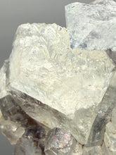 Load image into Gallery viewer, Lustrous Apophyllite over Red Heulandite (Zeolite Pocket) — Deccan Traps, Maharashtra, India