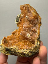 Load image into Gallery viewer, “Goblin Chalcedony” Pink & Orange Druzy Botryoidal Stalactites — Tichka Massif, High Atlas, Morocco