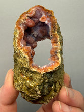 Load image into Gallery viewer, “Goblin Chalcedony” Pink & Orange Druzy Botryoidal Stalactites — Tichka Massif, High Atlas, Morocco
