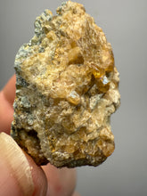 Load image into Gallery viewer, Hessonite Garnet Cluster on Matrix – Natural Collector Specimen from Pakistan | High-Grade Orange-Red Garnet Crystals