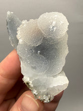 Load image into Gallery viewer, Druzy Chalcedony Stalactites with Druzy Clear Apophyllite | Maharashtra, India