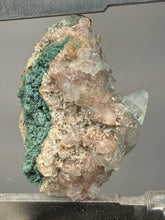 Load image into Gallery viewer, Pink Apophyllite on Red & Green Heulandite – Deccan Traps, Maharashtra, India