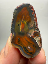 Load image into Gallery viewer, Polished Malawi Agate Half – High-Grade African Banded Agate Display Specimen