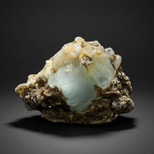 Load image into Gallery viewer, Premium Aquamarine with Mica on Matrix
Collector Mineral Specimen – Nagar Valley, Pakistan