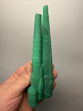Load image into Gallery viewer, 6” Druzy Malachite “Legs” Stalactites — Botryoidal Cave Formation | DR Congo | Collector Mineral Specimen