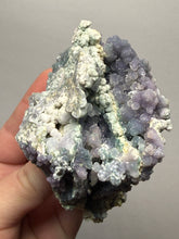 Load image into Gallery viewer, 3.8” Indonesian Grape Agate (Radial Spray Terminated Quartz) Display Specimen | Mamuju, West Sulawesi, Indonesia