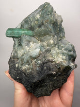 Load image into Gallery viewer, Emerald Variety Green Beryl on Matrix | Northern Bahia, Brazil | Collector Mineral Display Specimen