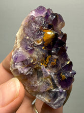 Load image into Gallery viewer, Premium Hematite-Phantom Deep Magenta Ametrine Cluster | Deccan Traps, India | Collector Mineral Specimen