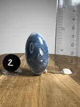 Load image into Gallery viewer, Lingam - Blue Opal with Chalcedony from India