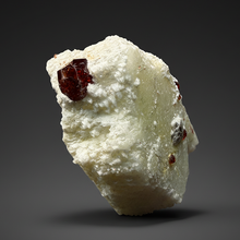 Load image into Gallery viewer, High-Grade Naturally Faceted Red Spessartine Garnet on Matrix — Skardu, Pakistan