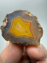 Load image into Gallery viewer, Polished Malawi Agate Half – High-Grade African Banded Agate Display Specimen