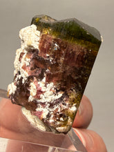 Load image into Gallery viewer, Tri-Color Tourmaline with Feldspar Mineral Specimen – Pakistan