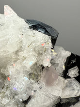 Load image into Gallery viewer, Blue Cap Dark Green Stak Nala Tourmaline With Pink Morganite on Cleavelandite Matrix – Haramosh Mountains, Pakistan