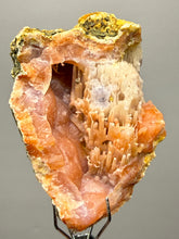 Load image into Gallery viewer, “Goblin Chalcedony” Pink & Orange Druzy Botryoidal Stalactites— Tichka Massif, High Atlas, Morocco