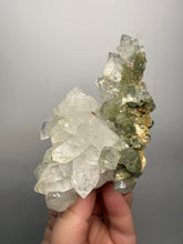 Load image into Gallery viewer, Chlorite-Included Quartz Cluster (Green Phantom Quartz) – Pakistan Mineral Specimen
