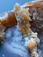 Load image into Gallery viewer, “Goblin Chalcedony” Pink & Orange Druzy Botryoidal Stalactites — Tichka Massif, High Atlas, Morocco