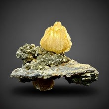 Load image into Gallery viewer, High-Grade Yellow Barite with Iron Pyrite | Bou Nahas Mine, Tinghir Province, Morocco