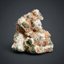 Load image into Gallery viewer, Peach Druzy Heulandite on Matrix – India | Rare Peach Crystal Mineral Specimen for Collectors & Display