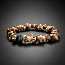 Load image into Gallery viewer, BRACELET | Dark Rhodonite Chip