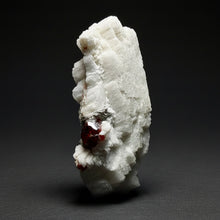 Load image into Gallery viewer, High-Grade Naturally Faceted Red Spessartine Garnet on Matrix — Skardu, Pakistan