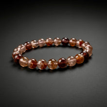 Load image into Gallery viewer, BRACELET | Fire Quartz - MED (Hematoid) | 8MM Beads