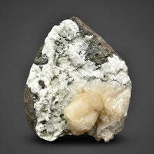 Load image into Gallery viewer, Peach Stilbite on Silver Stilbite | Deccan Traps Zeolite | Maharashtra, India