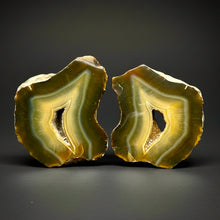 Load image into Gallery viewer, Premium Sumatra Agate Pair (Banded Chalcedony) Display Specimen | Indonesia