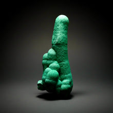 Load image into Gallery viewer, 4.5” High-Grade Malachite Stalactite “Cave” Formation | DR Congo | Mineral Collector Specimen