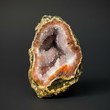 Load image into Gallery viewer, “Goblin Chalcedony” Pink & Orange Druzy Botryoidal Stalactites — Tichka Massif, High Atlas, Morocco