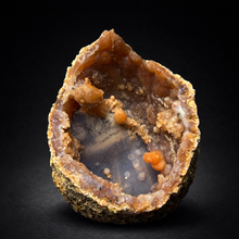 Load image into Gallery viewer, “Goblin Chalcedony” Pink & Orange Druzy Botryoidal Stalactites — Tichka Massif, High Atlas, Morocco