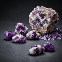 Load image into Gallery viewer, Tumbled - Chevron Dream Amethyst LG