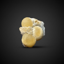 Load image into Gallery viewer, Rare Botryoidal Yellow Fluorite on Quartz Matrix Collector Mineral Specimen – Maharashtra, India