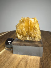 Load image into Gallery viewer, Glowing Flame Calcite Cluster from Maharashtra • High Grade
