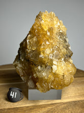 Load image into Gallery viewer, Glowing Flame Calcite Cluster from Maharashtra • High Grade