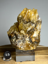Load image into Gallery viewer, Glowing Flame Calcite Cluster from Maharashtra • High Grade