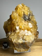 Load image into Gallery viewer, Glowing Flame Calcite Cluster from Maharashtra • High Grade