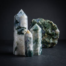 Load image into Gallery viewer, TOWER | Moss Agate 2”-4”