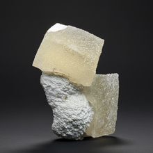 Load image into Gallery viewer, Rare Druzy Golden “Diamond” Calcite on Zeolite Matrix — Maharashtra, India | Collector Cabinet Specimen